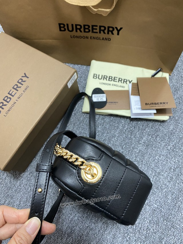 Burberry專門店新款絎縫款Lola蘿納相機包 巴寶莉羔羊皮小斜挎女包 yxb1089